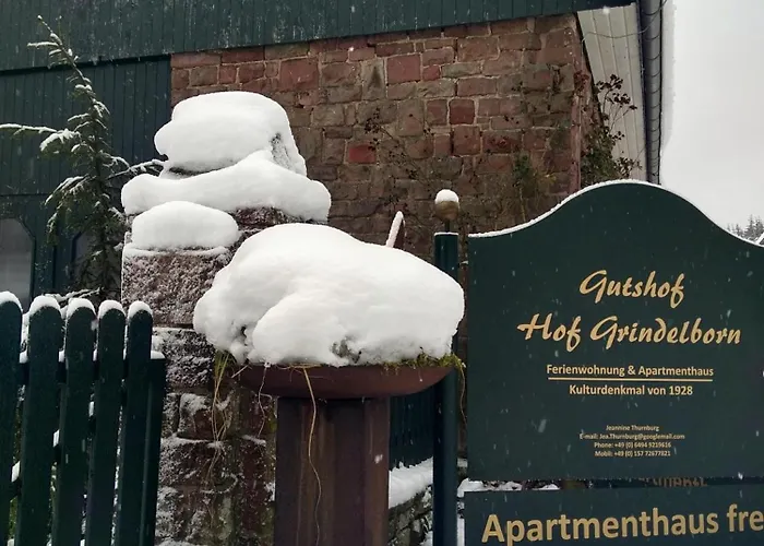 아파트 Wildblick Hof Grindelborn *